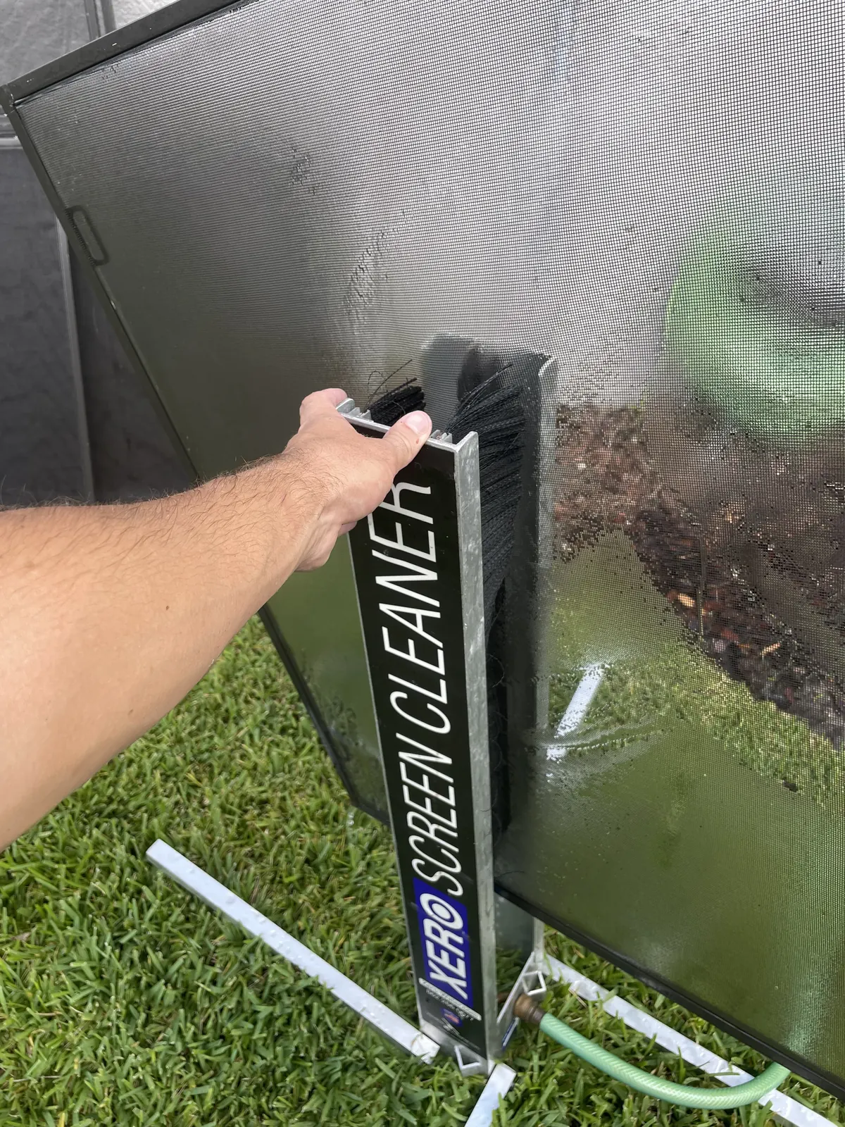 Professional screen cleaning by Tampa Bay Shine